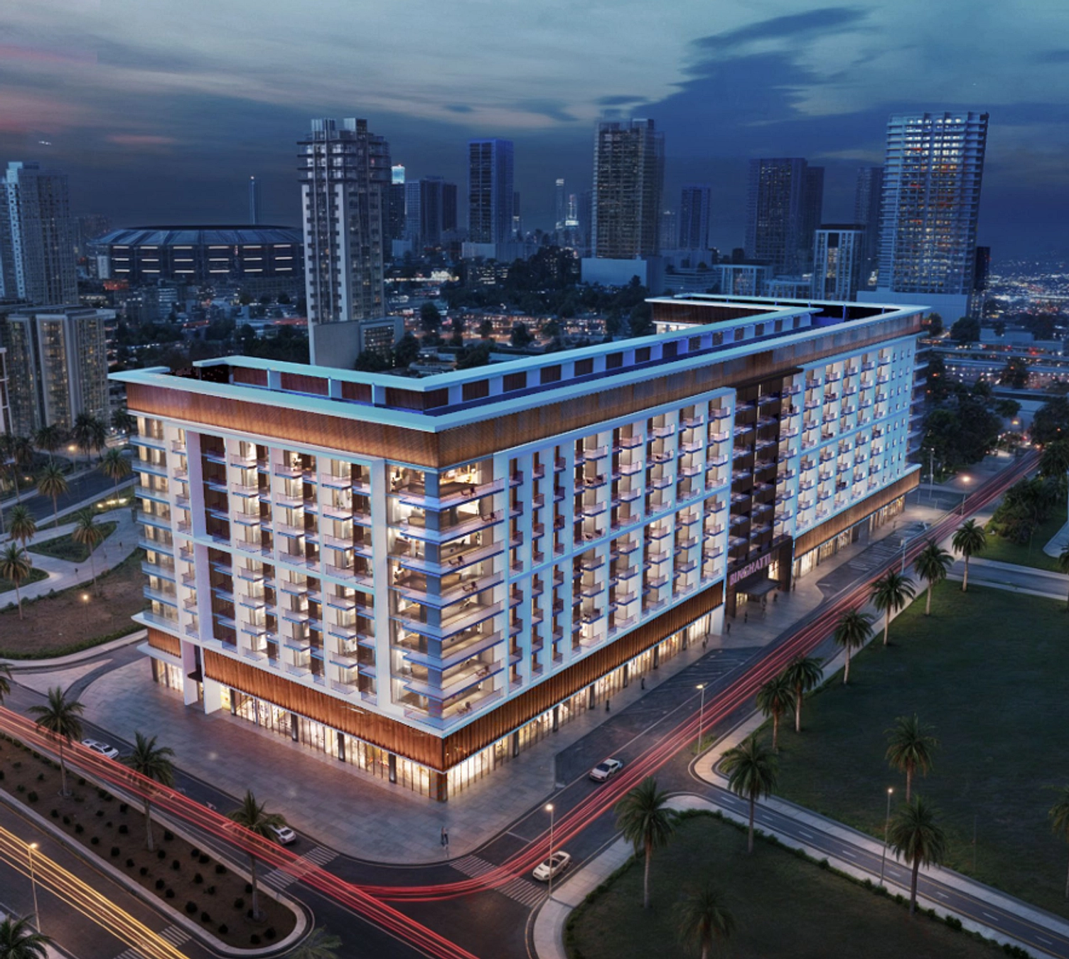 View of Binghatti Phoenix Apartments for Sale in JVC Dubai. | Provident Estate